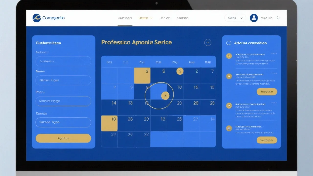 An illustration of the Blue Lion Tools CRM integration dashboard.